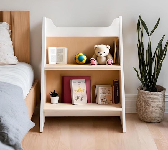 Bookshelf for Toddlers | Wooden Toddler Bookshelf | Kids Furniture | Shelf for Kids | Modern Bookshelf | Plywood Bookshelf