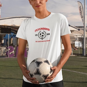 Feyenoord Rotterdam Football T-Shirt, Feyenoord Soccer Fan Gear, Feyenoord Inspired Gift - Unique Present for Soccer Enthusiasts