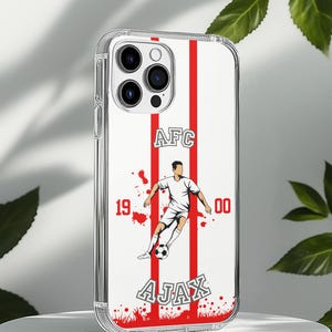 Ajax Amsterdam Phone Case, AFC Ajax Football Gear, Official Ajax Phone Cover, Soccer Gift, Football Gift