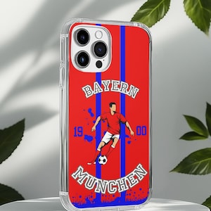 Bayern Munich Phone Case, FC Bayern Soccer Fan Gear, Official Bayern Munich Phone Cover, Soccer Gift, Football Gift