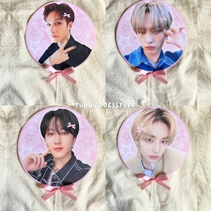 Stray Kids fanmade bow medium pickets | kpop concert picket
