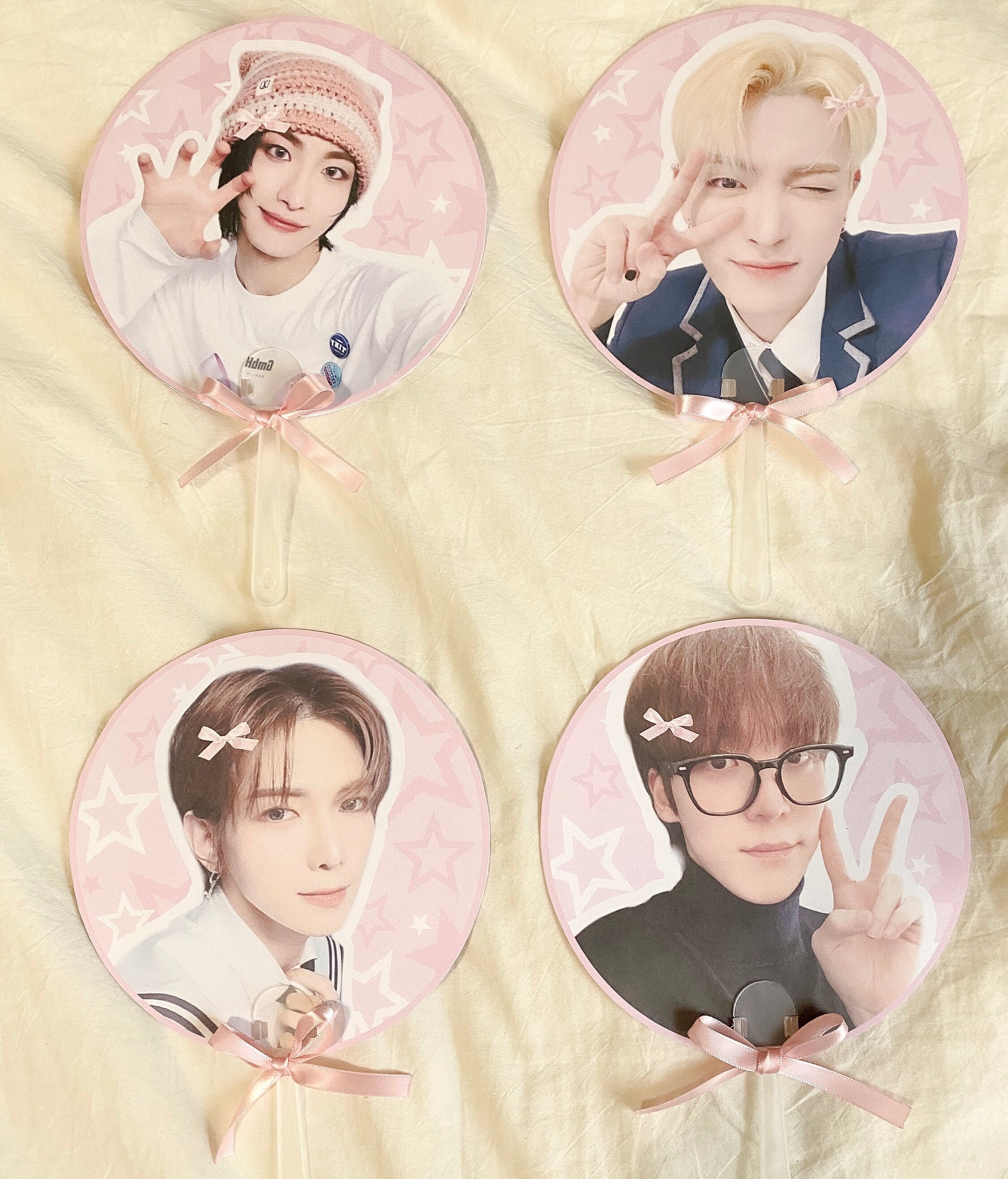 Ateez Fanmade Bow Medium Pickets | Kpop Concert Picket - Etsy