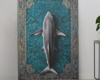 ハワイのサメの影 - Etsy 日本