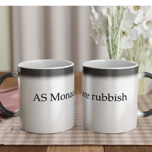 Caneca mágica ativada pelo calor - AS Monaco - AS Monaco é lixo - Liga dos Campeões