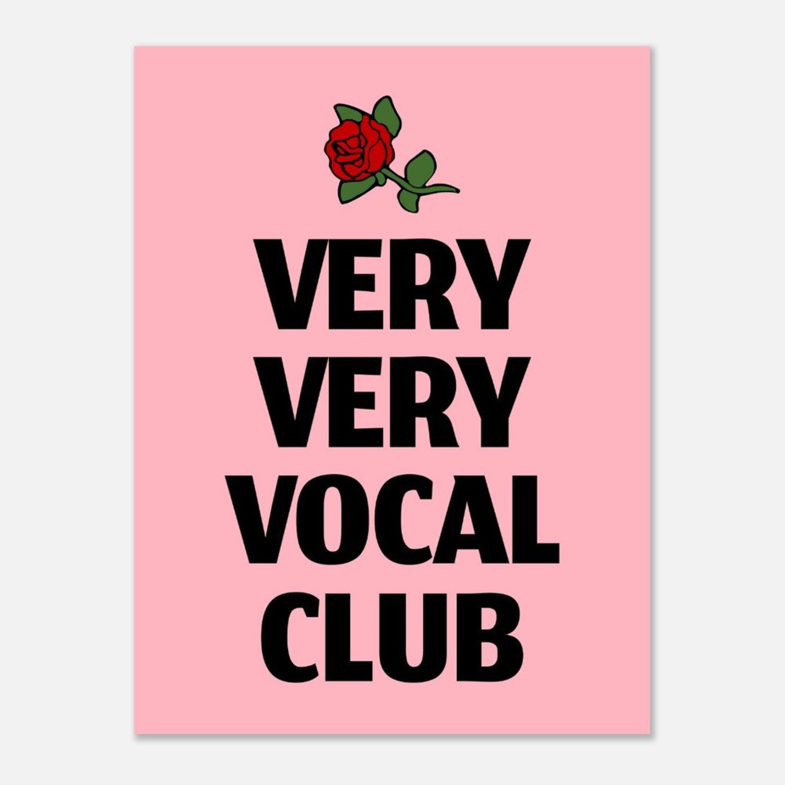 Very Very Vocal Art Print Trendy Quote Designer Urban Graffiti ...