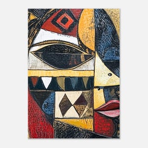 Wall art - contemporary art - abstract art - African art - Black art - tribal art - art parint - artistic print - moden art - retro art