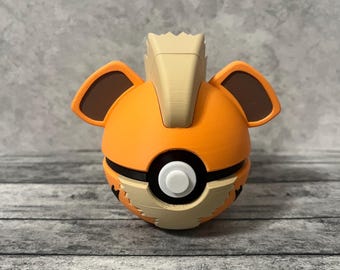 3D Printed Growlithe Inspired Ball