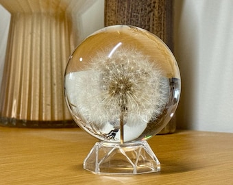 Small Glass Paperweight, Millefiori paperweight, Decorative Glass