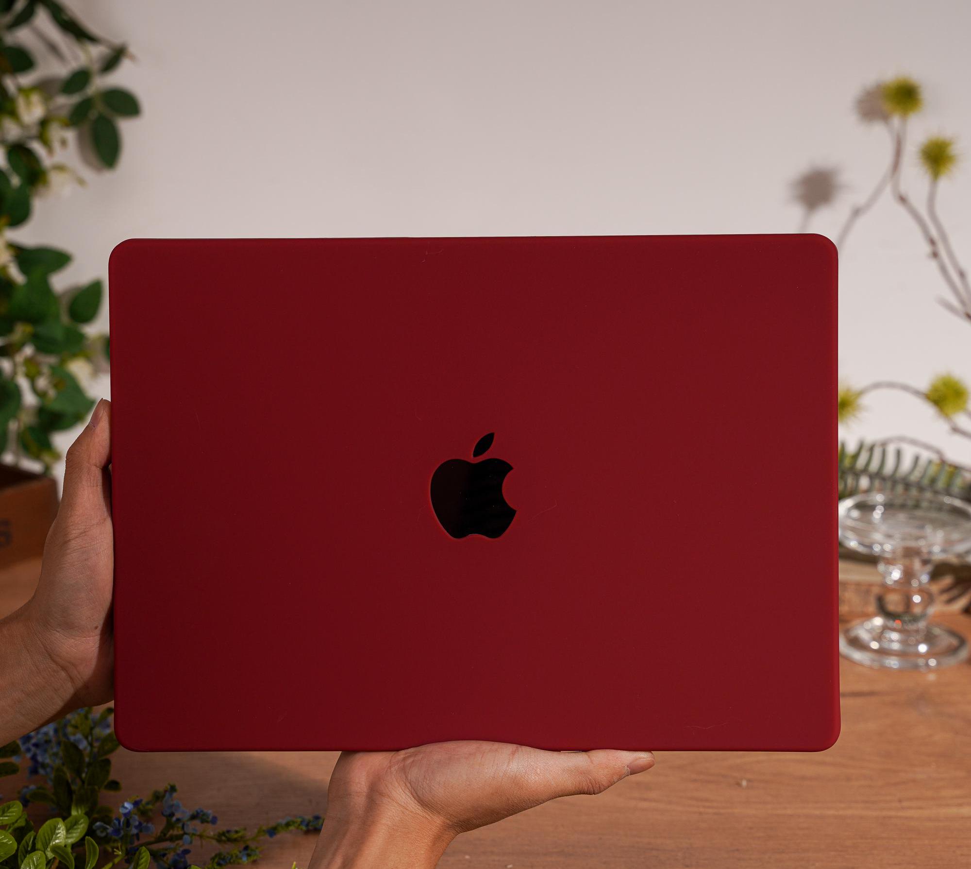 Macbook red case hot sale