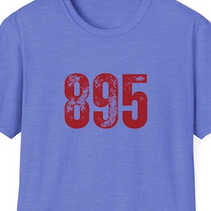 T-shirt souple unisexe pour fan de hockey sur glace, célébration de 895 records, cadeau de chemise pour fan de sport, soutien d'équipe, vêtements de sport