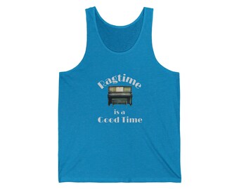 Ragtime Tanktop Shirt Unisex Jersey Tank Gift for Musician