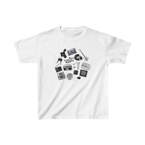 y2k cyber retro tech collage baby tee (black), aesthetic y2k baby tee, vintage baby tee, cool girl baby tee, cute baby tee, gift for her