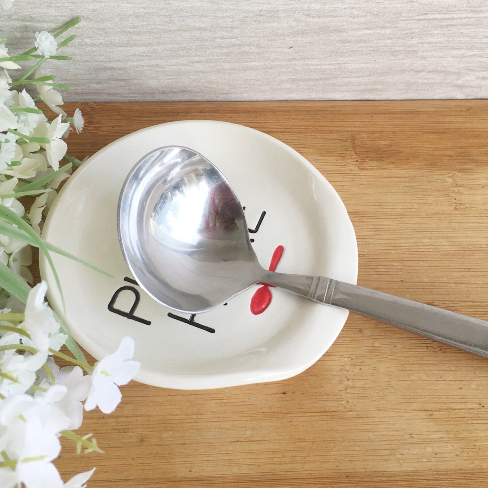 Spoon Rest Put It Here Ceramic Spoon Rest Funny Spoon Rest Etsy