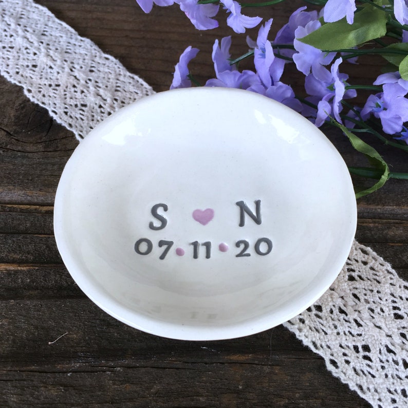 Personalized Ring Dish Wedding Ring Holder Jewelry Dish Etsy Ireland
