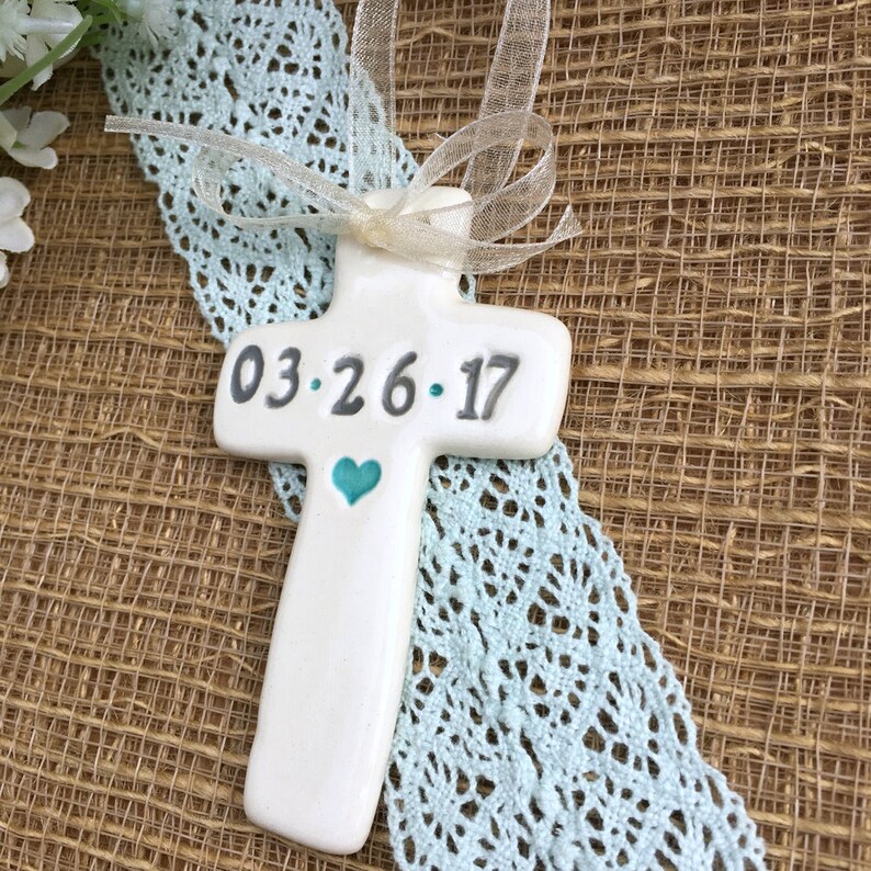Religious Keepsake Cross Ornament for First Communion Gift Etsy