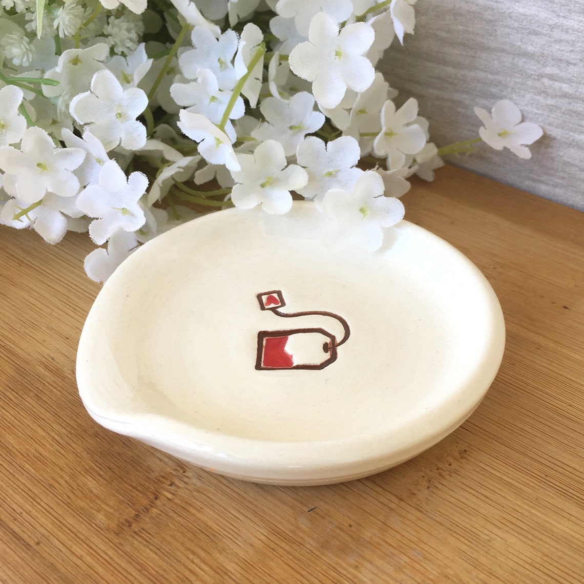 Tea Theme Gift Spoon Rest Teaspoon Rest Tea Bag Holder Etsy