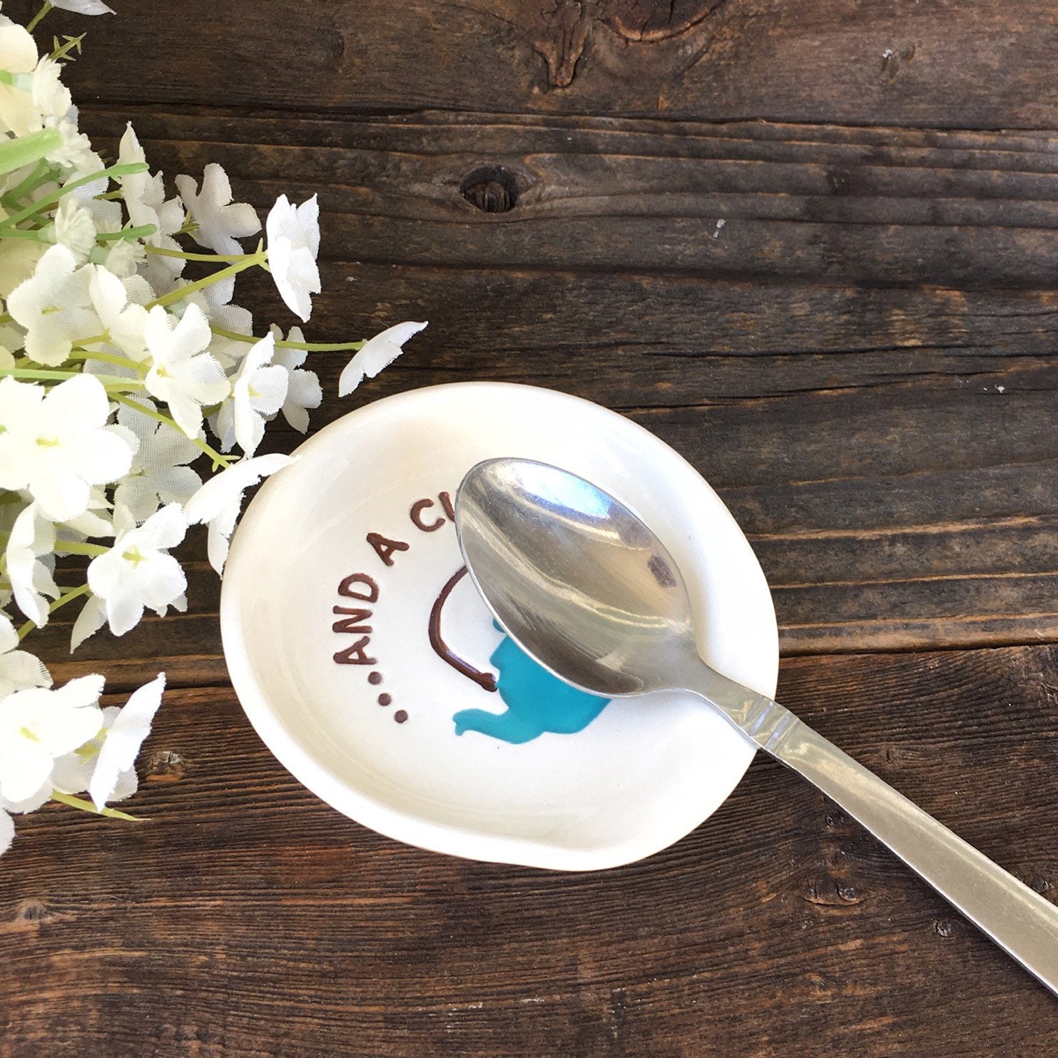 Tea Lover Spoon Rest & Tea Bag Holder Teaspoon Rest Tea Etsy