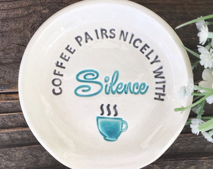 But First Coffee Spoon Rest Funny Spoon Rest Spoon Holder Etsy