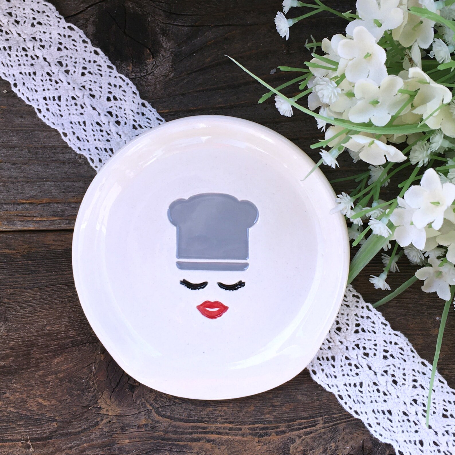 Chef Gift Idea Spoon Rest Ceramic Funny Spoon Rest She Etsy UK