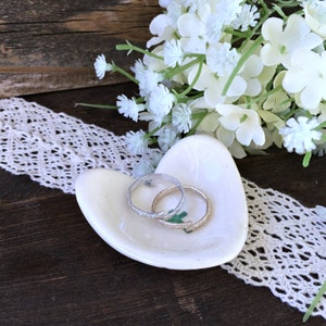 First Communion Favors Tiny Heart Ring Dish with Cross First Holy Communion Keepsake Heart Shaped Favor Baptism Favors Christening image 3