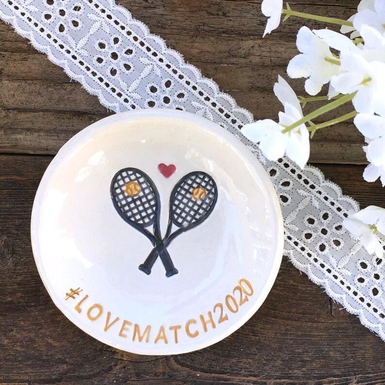 Personalized Tennis Gift Dishes Tennis Team Gifts for Women Etsy