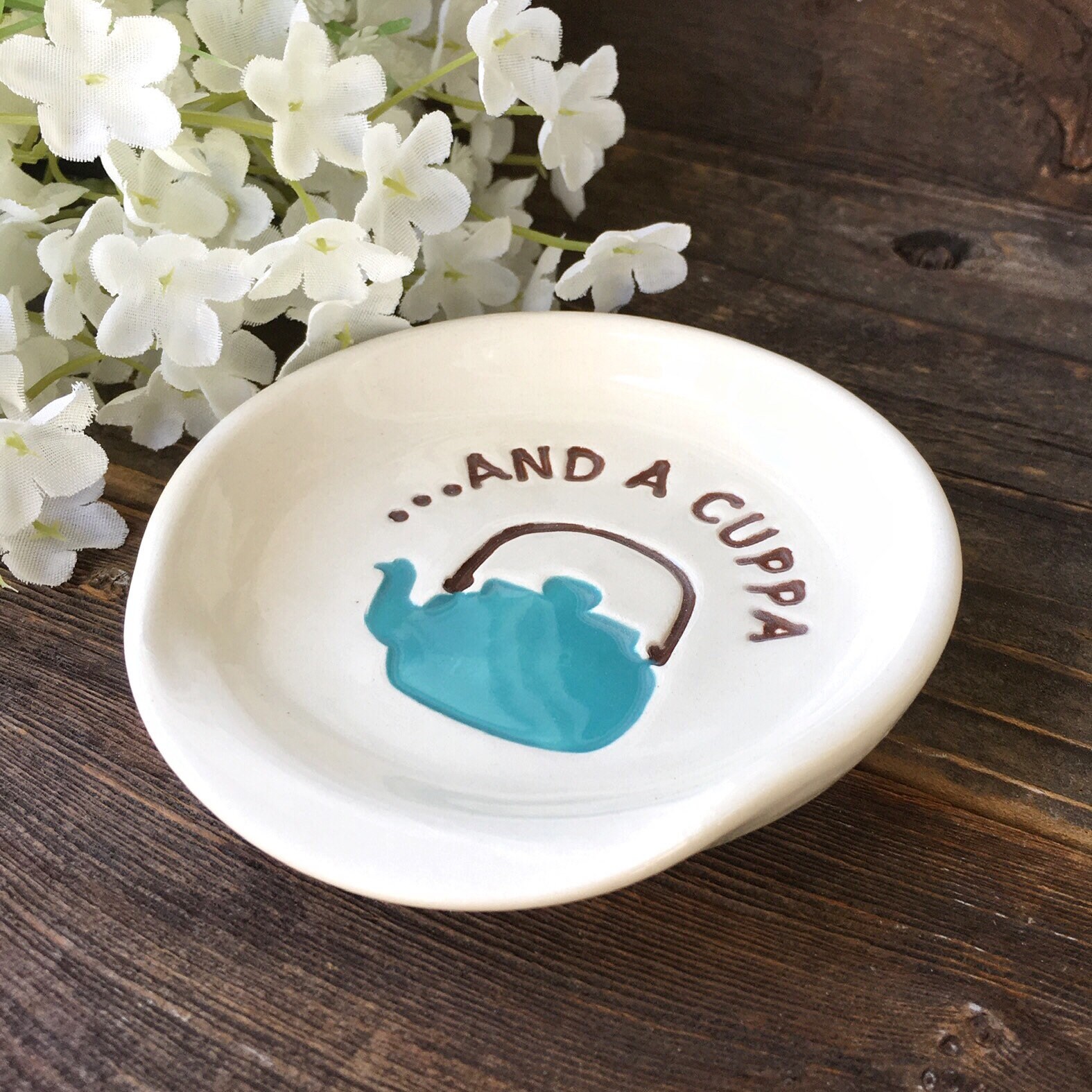 Tea Lover Spoon Rest & Tea Bag Holder Teaspoon Rest Tea Etsy