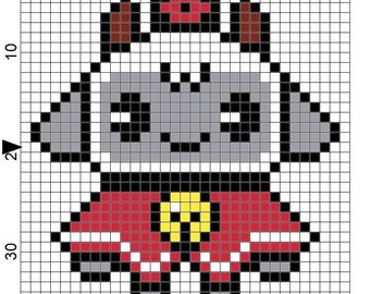 Cult of the Lamb Small Cross Stitch DIGITAL PATTERN ONLY