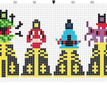 DIGITAL ONLY Cult of the Lamb Cross Stitch Pattern The Bishops Leshy Heket Kallamar Shamura