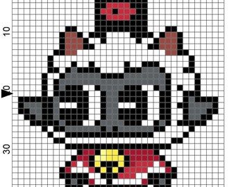 Cult of the Lamb Baby Cross Stitch DIGITAL PATTERN ONLY