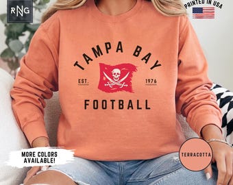 Tampa Bay Football Shirt, Buccaneer Football Gameday Sweatshirt, Bucs Football Crewneck, Tampa Bay Sports Apparel, Buccaneer Football Gift