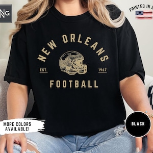 New Orleans Football Shirt, Saint Football Shirt, New Orleans Football Apparel, Saint Sports Apparel, Retro New Orleans Football Gift