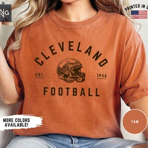 Cleveland Football Shirt, Brown Football Gameday Shirt, Cleveland Football Apparel, Cleveland Sports Apparel, Retro Brown Football Fan Gift