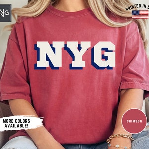 New York Football Shirt, Giants Football Shirt, New York Football Apparel, Giants Sports Apparel, Retro Giants Football Gift, New York Gift