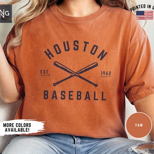 Houston Baseball Shirt, Houston Baseball Team Tshirt, Retro Houston Baseball Team Shirt, Houston Sports Fan Apparel, Baseball Fan Gift