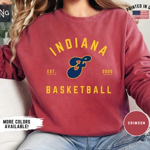 Indiana Women&#39;s Basketball Crewneck, Fever Basketball Crewneck, Women&#39;s Basketball Apparel, Fever Gift, Indiana Basketball Sweatshirt