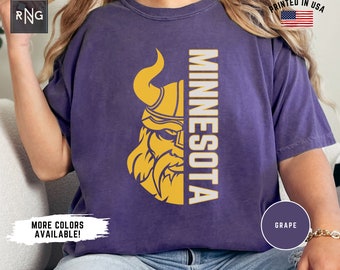 Minnesota Football Skyline | Mn Vintage Viking Retro Gift T-Shirt Minnesota Football Skyline | Mn Vintage Viking Retro Gift T-Shirt