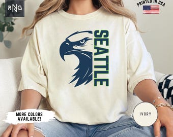 Seattle Football Shirt, Seahawk Football Gameday Shirt, Seattle Football Apparel, Seattle Sports Fan, Retro Seattle Football Fan Gift Idea