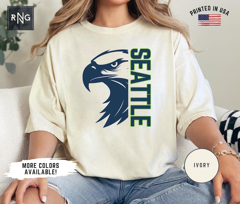 Seattle Team Merch Seattle Football Shirt, Seahawk Football Gameday Shirt, Seattle ...