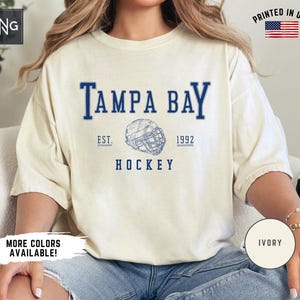 Tampa Bay Hockey Shirt, Lightning Hockey Gameday Shirt, Tampa Bay Hockey Apparel, Lightning Sports Apparel, Retro Tampa Bay Hockey Gift