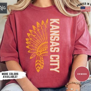 Kansas City Football Shirt, Chief Football Gameday Shirt, Kansas City Football Apparel, Kansas City Sports Fan, Retro Chief Football Gift