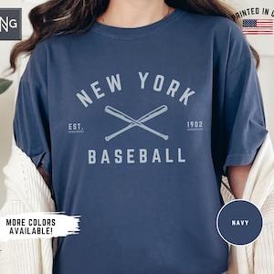 New York Baseball Shirt, Yankee Baseball Gameday Shirt, Retro Yankee Baseball Shirt, New York Sports Apparel, Yankee Baseball Fan Gift Idea