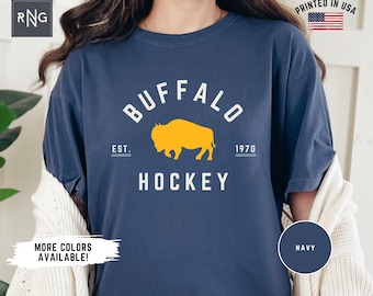 Buffalo Hockey Shirt, Sabre Hockey Shirt, Buffalo Hockey Apparel, Buffalo Sports Apparel, Retro Sabre Hockey Gift, Sabre Hockey Fan Gift