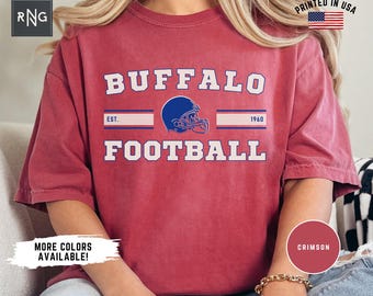 Buffalo Football Shirt, Bill Football Shirt, Buffalo Football Apparel, Buffalo Sports Apparel, Retro Bill Football Gift, Bill Fan Apparel