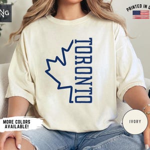 Toronto Hockey Shirt, Maple Leaf Hockey Shirt, Toronto Hockey Bekleidung, Maple Leaf Sportbekleidung, Retro Toronto Hockey Geschenk, Maple Leaf Fan