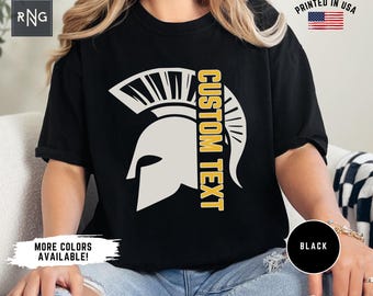 Maglietta personalizzata con la mascotte dei Trojans, maglietta dei Trojans per la giornata della partita, abbigliamento sportivo di squadra personalizzato, maglietta personalizzata della squadra dei Trojans, maglietta personalizzata della squadra della mamma