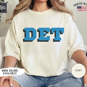 Detroit Football Shirt, Lions Football Shirt, Detroit Football Apparel, Lions Sports Apparel, Retro Detroit Football Gift, Lions Fan Gift