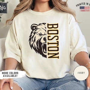 Boston Hockey Shirt, Bruin Hockey Gameday Shirt, Boston Hockey Apparel, Bruin Sports Apparel, Retro Bruin Hockey Gift, Bruin Hockey Fan