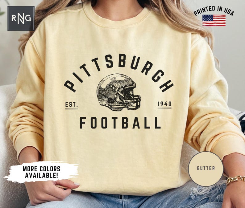 Pittsburgh Football Shirt, Steeler Football Gameday Sweatshirt