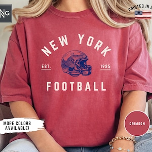 New York Football Shirt, Giant Football Gameday Shirt, New York Football Apparel, Giant Sports Apparel, Retro New York Football Fan Gift,