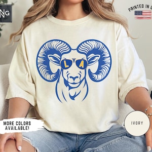 Los Angeles Football Shirt, Rams Football Gameday Shirt, Los Angeles Football Apparel, Ram Sports Apparel, Retro Los Angeles Football Gift